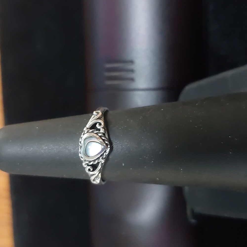 Sterling Silver Abalone Ring Assorted Sizes. - Picture 5 of 7